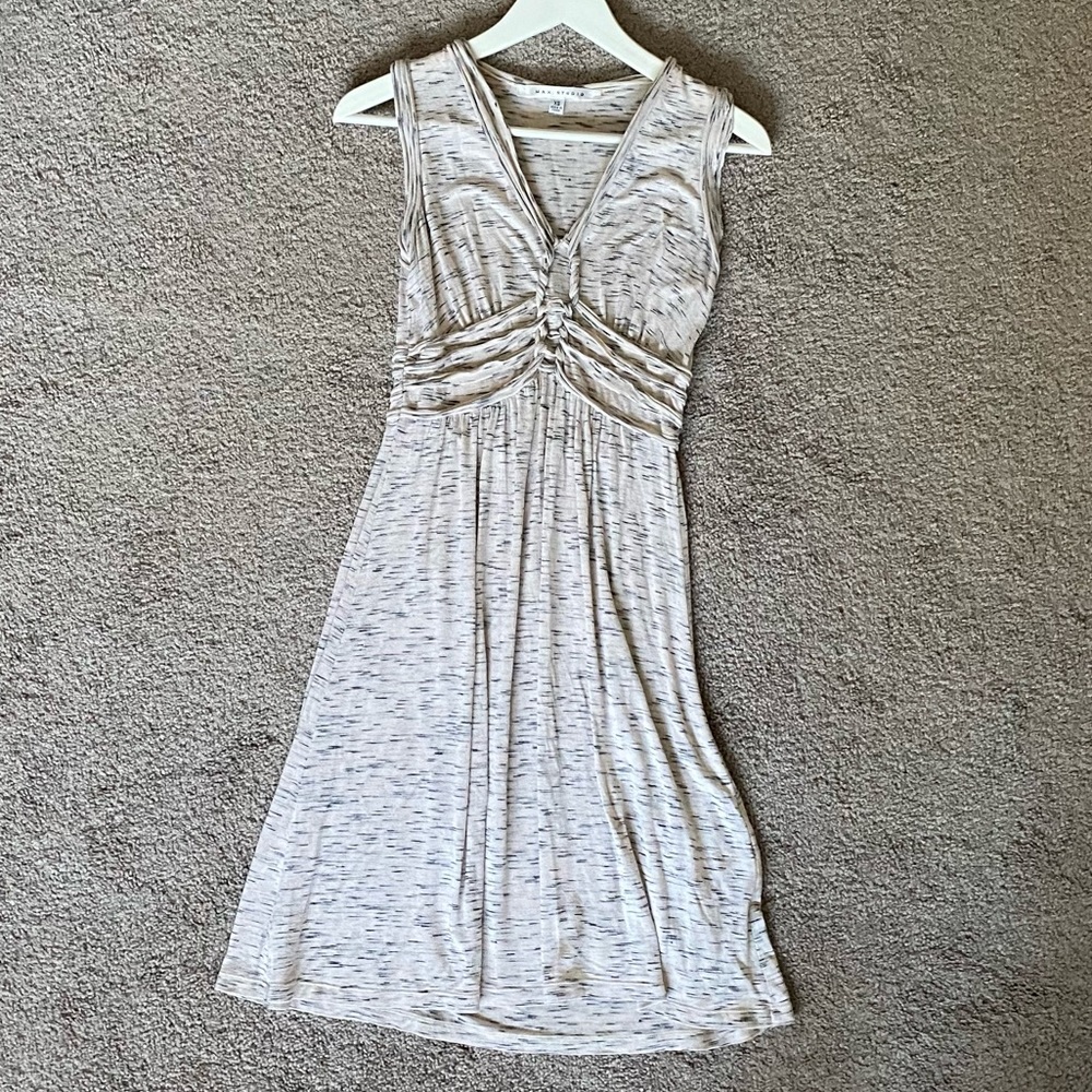 Max Studio braid detail knit dress